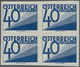 Delcampe - Österreich - Portomarken: 1925, Ziffern 1 Gr. Bis 60 Gr., 13 Werte Je In Ungezähnten 4er-Blocks, Pos - Segnatasse