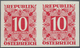 Österreich - Portomarken: 1949/1953, Ziffern 10 Gr. Bis 5 Sch., Elf Werte UNGEZÄHNT In Waagerechten - Impuestos