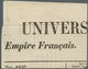 Österreich - Zeitungsstempelmarken: 1853, 2 Kreuzer Tiefgrün, Type I B, Links Oben Schmal-, Sonst Al - Zeitungsmarken