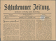 Österreich - Zeitungsstempelmarken: 1877, 1 Kreuzer Ultramarin, Type I, Links Und Rechts Breitrandig - Dagbladen