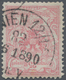 Österreich - Zeitungsstempelmarken: 1890, 25 Kr Rosarot, LZ 12 1/2, Entwertet Mit Poststempel WIEN 1 - Periódicos