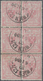 Österreich - Zeitungsstempelmarken: 1890, 25 Kr. Rosarot Ohne Wz., 6er-Block (Zähnung Teils Angetren - Journaux