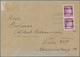 Österreich - Lokalausgaben 1945 - Scheibbs: 1945, 6 Pfg. Violett, Senkrechtes Typenpaar I-II (unten - Sonstige & Ohne Zuordnung