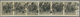 Österreich - Lombardei Und Venetien: 1850, 10 C Tiefschwarz Auf Maschinenpapier, 2 Waagerechte Dreie - Lombardo-Vénétie