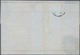 Österreich - Lombardei Und Venetien: 1855, 10 C Schwarz Entwertet Mit K1 Brescia Auf Faltbrief Nach - Lombardy-Venetia