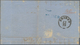 Österreichische Post In Der Levante: 1861, TENEDOS, 10/10, Einkreisstempel In Blau Auf Faltbrief Nac - Levante-Marken