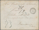 Österreichische Post In Der Levante: 1870 (ca.) "CONSTANTINOPEL" K2-Zierstempel Auf Unfrankiertem Br - Levante-Marken
