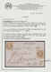 Österreichische Post In Der Levante: 1875, Österreich 15 Kr. Gelbbraun, Grober Druck, Zwei Werte Auf - Levante-Marken