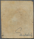 Österreich - Verwendung In Liechtenstein: 1854, 6 Kr. Blau Maschinenpapier Type III Mit L2 (V)ADUTZ, - Other & Unclassified