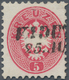 Österreich - Verwendung In Liechtenstein: 1863, 5 Kr. Rosa Doppeladler Gez. 9 1/2 Mit L2 VADUTZ, Kab - Otros & Sin Clasificación