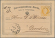 Österreich - Verwendung In Liechtenstein: 1872, Ganzsachen-Postkarte 2 Kr. Kaiserkopf Gelb, Adresse - Sonstige & Ohne Zuordnung