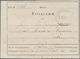 Österreich - Verwendung In Liechtenstein: 1874, Telegramm-Umschlag Der K.k.österreichischen Post (Ei - Otros & Sin Clasificación