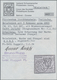 Österreich - Verwendung In Liechtenstein: 1883, 3 Kr. Doppeladler Grün, Pra.briefstück, Lt. FA Rupp - Autres & Non Classés