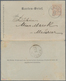 Österreich - Verwendung In Liechtenstein: 1896, Ganzsachen-Kartenbrief 5 Kr. Kaiserkopf Türbogenmust - Andere & Zonder Classificatie