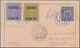 Österreich - Flugpost: 1918. 45 H Blau/hellrose Kartenbrief, Als Luftpost-Einschreiben Nach Wien, Au - Otros & Sin Clasificación