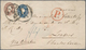 Österreich - Ganzsachen: 1864, Ganzsachenumschlag 25 Kr. Violett Mit Zusatzfrankatur 15 Kr. Blau Von - Sonstige & Ohne Zuordnung
