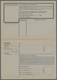 Österreich - Ganzsachen: 1950/51, Trachten Korrespondenzkarte 30 Gr. Violett, Postauftragskarte 60 G - Otros & Sin Clasificación