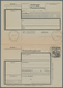 Österreich - Ganzsachen: 1950/51, Trachten Korrespondenzkarte 30 Gr. Violett, Postauftragskarte 60 G - Other & Unclassified