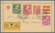 Österreich - Privatganzsachen: 1908 (18.10.), Aushilfs-Kartenbrief 10 H. Rot Neben Durchbalkten 6 H. - Sonstige & Ohne Zuordnung