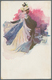 Delcampe - Österreich - Privatganzsachen: 1908 (17.10.), Drei Verschied. Colorierte Künstlerkarten Jeweils Mit - Autres & Non Classés