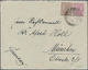 Afghanistan: 1928, 9.2. Letter To Munich With Double Franking Afghanistan And 1 Anna KE VII Two Stam - Afganistán