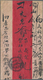 China: 1902/08, Coiling Dragon 2 C. Carmine And 2 C. Green Ea. Full Strike Of Lunar Dater "Kwangsi.W - Other & Unclassified