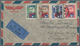 China: 1945, Victory, Cpl. Set Complete "SHANGHAI 2.8.46" To Air Mail Cover To London/England. - Sonstige & Ohne Zuordnung