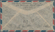 China: 1945, Victory, Cpl. Set Complete "SHANGHAI 2.8.46" To Air Mail Cover To London/England. - Otros & Sin Clasificación