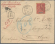 Französisch-Indochina: 1901, Sage 50 C. Tied "HAI-PHONG TONQUIN 31 JANV 01" To Small Size Registered - Cartas & Documentos