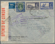 Indien - Ganzsachen: 1941 Two Censored Airmail Covers From Bombay To Montreal, Canada Via Hong Kong - Ohne Zuordnung
