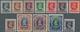 Indien - Konventionalstaaten: NABHA - OFFICIAL STAMPS: 1940/43, India KGVI Officials With Opt. 'NABH - Autres & Non Classés