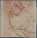 Iran: 1876, Lion Issue, 4ch. Vermilion, Type C, Thin Paper, Narrow Spacing, Fresh Colour, Postally U - Irán