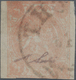 Iran: 1876, Lion Issue, 4ch. Vermilion, Type C, Thin Paper, Narrow Spacing, Fresh Colour, Postally U - Iran