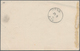 Japan - Ganzsachen: 1885, UPU Double Card Hin Paper 3 S.+3 S. Orange Canc. "KOBE MEIJI 27 VII 1892" - Postales