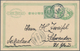 Japan - Ganzsachen: 1892, Destination Switzerland: UPU Cards 2 S. Olive (2) Resp. 3 S. Green (1) Eac - Postales