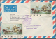 Korea-Nord: 1972,1977, Illustrated Cover With Different Stamps From The GDR Embassy To Berlin And A - Corea Del Norte