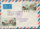 Korea-Nord: 1972,1977, Illustrated Cover With Different Stamps From The GDR Embassy To Berlin And A - Korea (Noord)