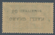 Libanon: 1924, Olympic Games Paris, 50c. On 10c. With INVERTED OVERPRINT, Unmounted Mint. Very Rare! - Líbano