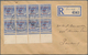 Malaiische Staaten - Straits Settlements: 1942 (ca). Japanese Occupation Marginal Block Of 8 15c Ove - Straits Settlements