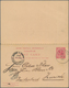 Malaiische Staaten - Sarawak: 1897/1900, Postal Stationery Double Card 4+4c. Carmine And P/s Card 3c - Sonstige & Ohne Zuordnung