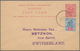 Malaiische Staaten - Sarawak: 1897/1900, Postal Stationery Double Card 4+4c. Carmine And P/s Card 3c - Andere & Zonder Classificatie