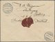 Niederländisch-Indien: 1908 Postal Stationery Envelope 17½ On 25c. Violet Used Registered With A.R. - Niederländisch-Indien