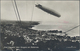 Philippinen: 1929, Incoming Souvenir Postcard "Graf Zeppelin" Franked With 2 RM Zeppelin Blue, Red S - Philippinen