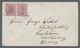 Neusüdwales: 1877, Queen Victoria 6 Pence Horizontal Pair On Pre-UPU Overseas Letter With Sunburst C - Cartas & Documentos