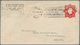 Australien - Ganzsachen: 1922/1924, Two Postal Stationery Envelopes Used, With 1922 2d. Red On White - Ganzsachen