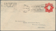 Australien - Ganzsachen: 1922/1924, Two Postal Stationery Envelopes Used, With 1922 2d. Red On White - Postwaardestukken