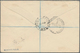 Neuguinea: 1932, 2 Sh. AIRMAIL OVERPRINT On Registered FIRST FLIGHT LETTER "WAN-SALAMANA 13.Jan.32" - Papoea-Nieuw-Guinea