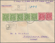 Kenia - Britisch Ostafrika: 1901 Registered Cover Sent From Mombasa To Germany Via Italy In 1901, Fr - Britisch-Ostafrika