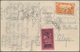 Marokko: 1936: Maroc P/s Card 5c. On 10c., Uprated 2f., 50c. And 5c., Used To Germany Per Airmail. I - Lettres & Documents