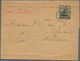 Mauritius: 1898/1902. Wrapper For Printed Matter 6c Green Overprinted 4 Cents In Black Indistinct Ca - Mauricio (...-1967)